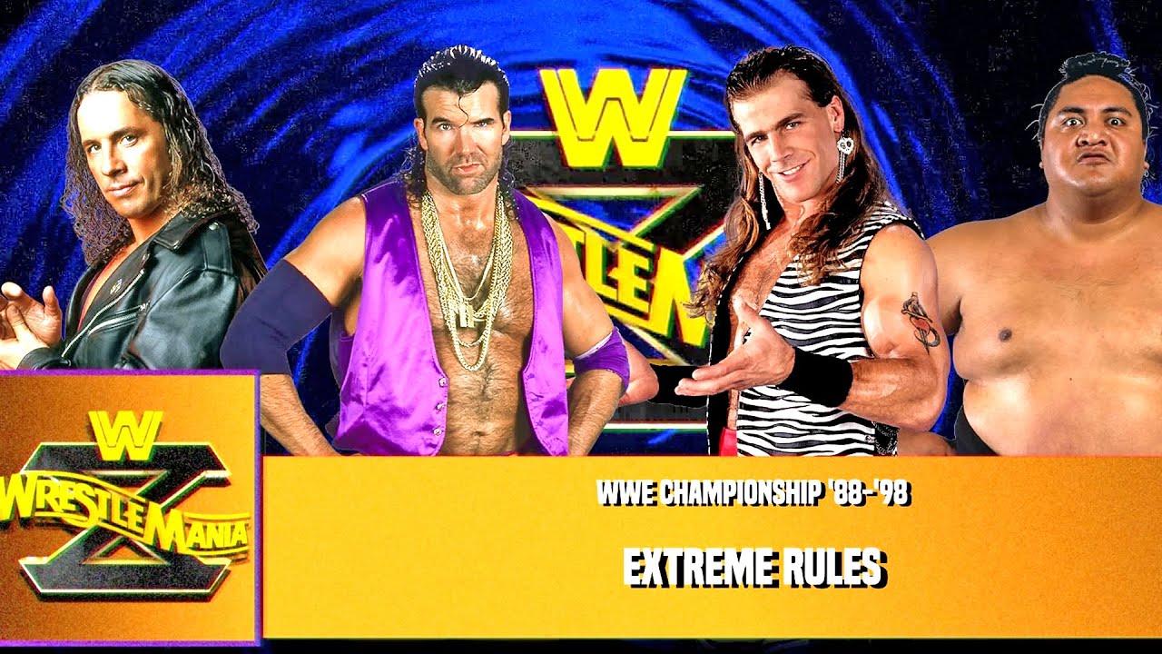 Yokozuna Vs Razor Ramon WWE 2K24 Yokozuna vs Shawn Michaels vs Razor Ramon vs Bret Hart - YouTube
