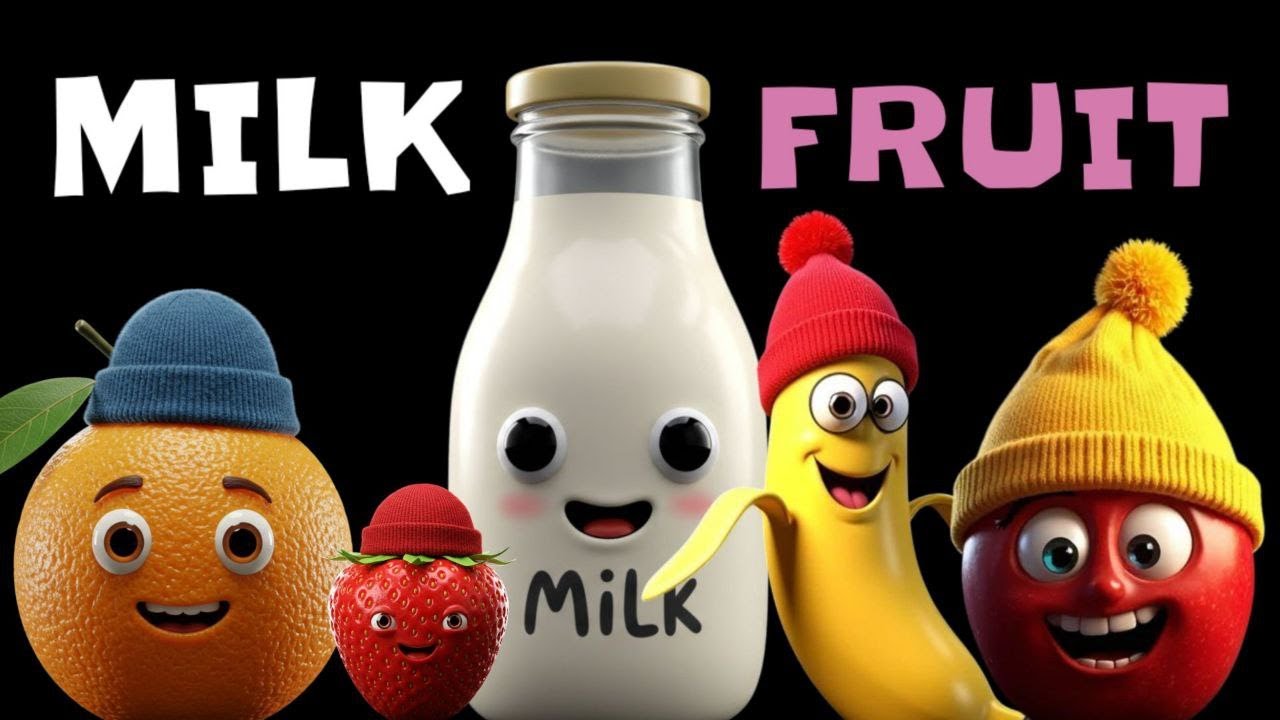 Dancing Fruit in the KITCHEN 🍎🍊🍋‍🍏🍇 Sensory Video #6