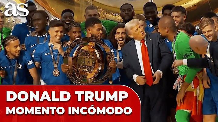 El MOMENTO INCÓMODO de DONALD TRUMP durante la CELEBRACIÓN del MUNDIAL DE CLUBES del CHELSEA