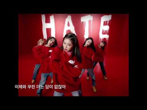 o金牛魚o - (翻唱）【4minute】Hate（韓字幕）