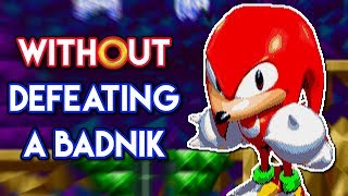 Can You Beat Knuckles in Sonic 2 (2013) WITHOUT Defeating a Badnik?!