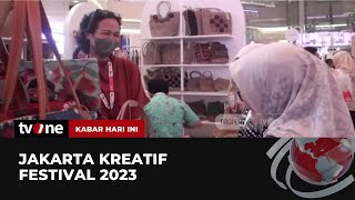 Perlihatkan berbagai Kreasi Produk UMKM, Jakarta Kreatif Festival 2023 Kembali di Gelar | tvOne
