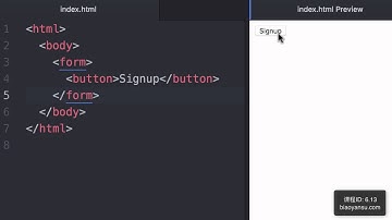 6 13 button标签 HTML5精讲 课时ID 6 13 【表严肃】#HTML教程 #HTML5教程 #button标签