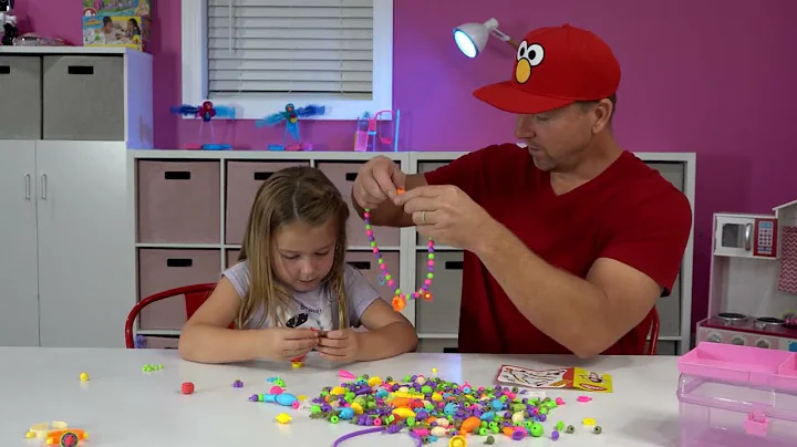 These are What I Make with Pop beads DIY Jewelry Kit ( happy family time )