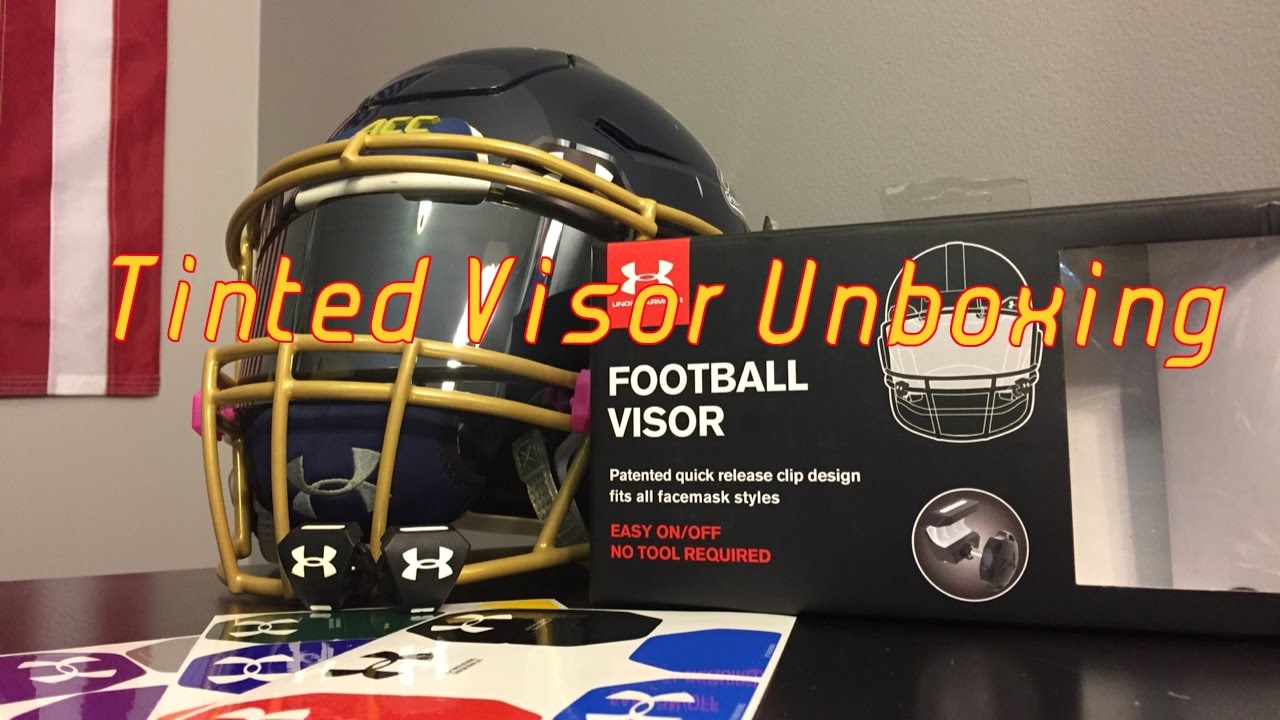 under armor football visor