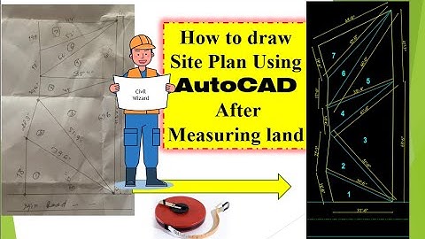 HOW to Draw SITE PLAN in AutoCAD ?  |  How to find AREA after measurement of land |  IN Nepali