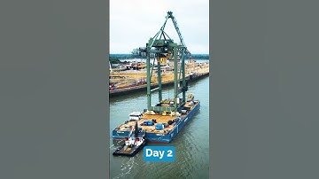 How to move an STS container crane in 3 days? 🏗⬆️➡️⬇️