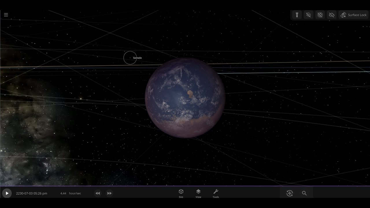 Terraforming mars in universe sandbox - YouTube