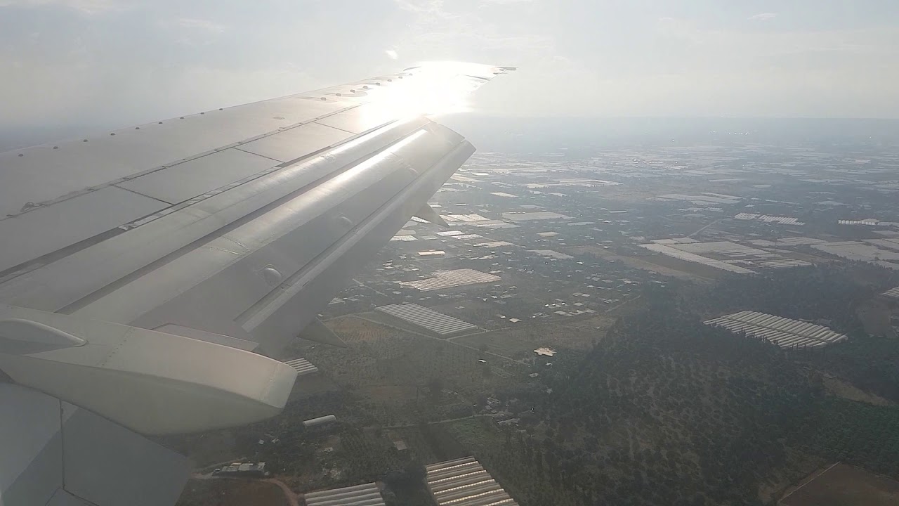 Anflug und Landung - Antalya Airport 