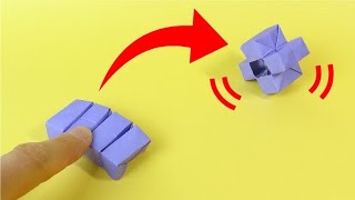 遊べる折り紙「丸まるダンゴムシ」Origami Toy Pill Bug