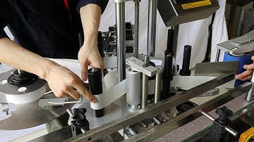 After-sales video of MT-200 automatic round bottle labeling machine