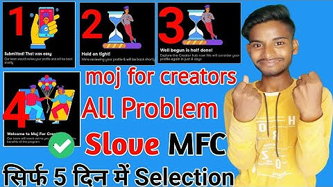 Mfc all problem slove | moj for creators hold on tight | moj app well begun is haif done | moj app ?