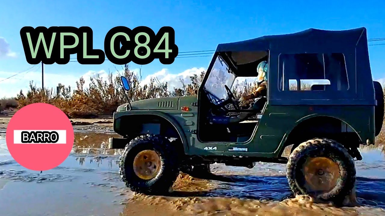 WPL C84 SUZUKI JIMNY +AGUA+BARRO= DIVERSIÓN ASEGURADA #automobile #rcoffoad #viralvideo 