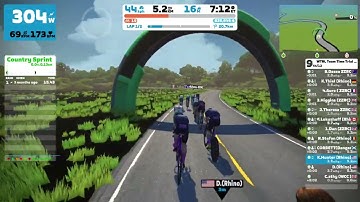 Zwift: WTRL Team Time Trial #217 - Zone 19 (MOCHA) on Flatland Loop in Makuri Islands