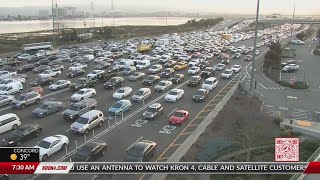 Residual delays on westbound Bay Bridge to San Francisco