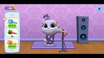 angela sing bts idol with talking tom friends game