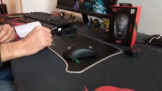 CHERRY XTRFY M68 Pro Wireless, Sehr leichte Maus mit hervorragender Präzision und Gleiteigenschaft