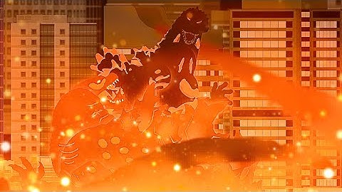 Thermonuclear Godzilla vs Burning Godzilla|Sticknodes animation