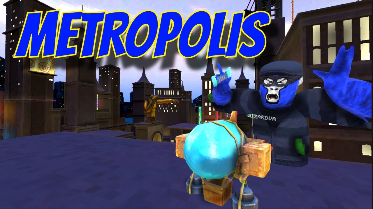 NEW METROPOLIS MAP in GORILLA TAG! - YouTube