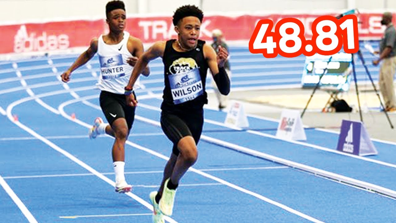8th Grader Quincy Wilson Runs 48s 400m!!