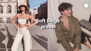 Soft Beige preset | Instagram feed idea | vsco filters tutorial screenshot 1