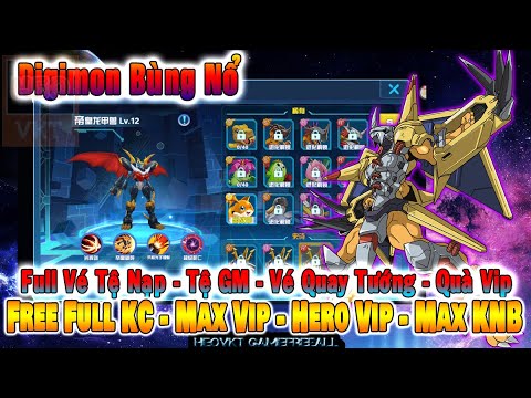 GAME 2421: Digimon Bùng Nổ (Android,PC) | Free Full Kc – Max Vip – Full Tệ – Tệ GM – Tướng [HEOVKT]