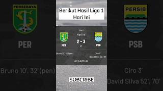 Persebaya Vs Persib  Hasil Liga Hari Ini  beritabola beritaterkini hasilbriliga1hariini