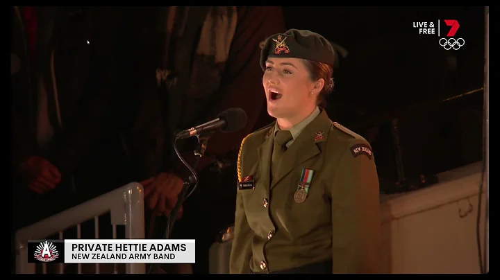 Hettie Adams NZ National Anthem 240421