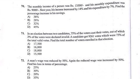 Maths || Jkp Constable Exam  || Part II || PyQs