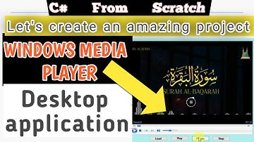 How to Make Windows Media Player on WinForms C#|Kashifjavid
