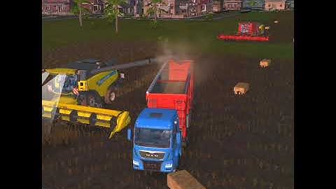 Wheat Unloading In FS 16 | FS16 Gameplay | Farming Simulator 16 | FS16 Timelapse #shorts