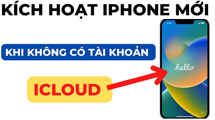 Tại sao không vào được tài khoản iCloud