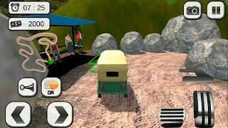 Uphill Tuk Tuk Crazy Rickshaw Game 3D screenshot 2