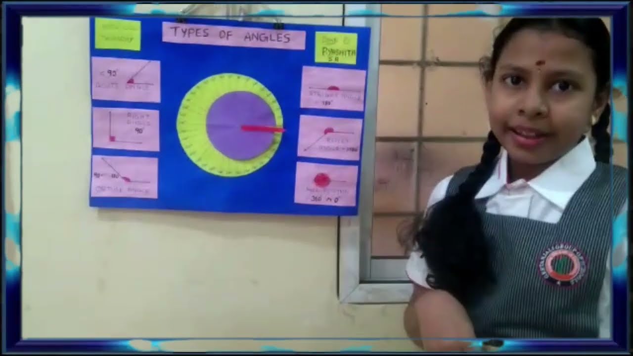 GEETANJALI HIGH SCHOOL WEST MARREDPALLY / P.YASHITA FROM GR-5 THE CONCEPT OF-TYPES OF ANGLES.
