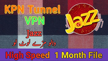 Jazz Free Internet | KPN Tunnel VPN Fresh High speed Monthly File | WAMFY TECH | 2021 New Trick