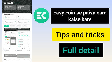 Easy coin pay se paisa kaise earning kare  link copy karo  https://www.easycoin.in/invite/5xMjFG0F
