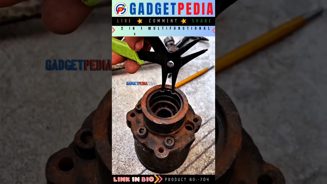  2 in 1 Multifunctional Snap Ring Plier 