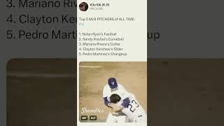 Top 5 Mlb Pitchers Of All Time mlb ai rap ctc top5