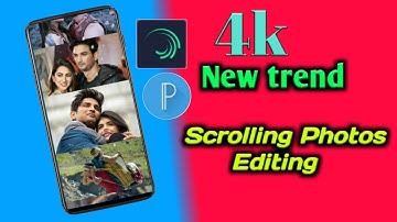 How to make 4k full hd photo scrolling status||photo scrolling status kaise banaye||
