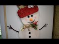 DIY. Новогодняя поделка. Снеговик- магнитик на холодильник.Christmas crafts. Snowman magnet