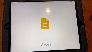 Using Google Classroom and Google Slides with an iPad