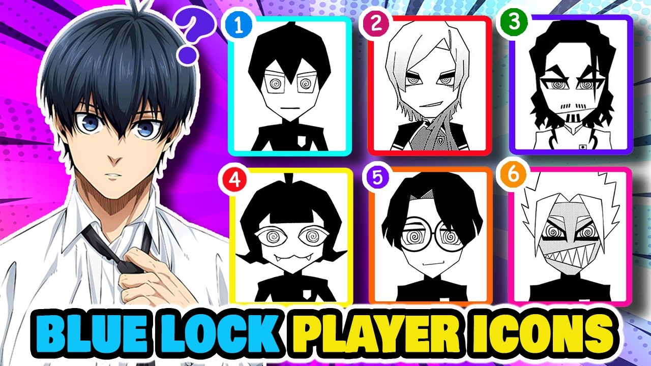 ✅GUESS THE BLUE LOCK CHARACTERS FROM THEIR ICON AVATARS | Anime Quiz @brainitquiz​
