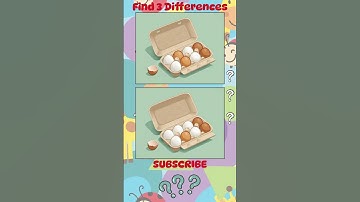 Can You Find the 3 Differences? #284