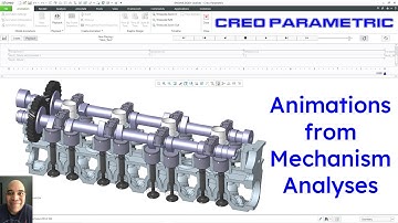 Creo Parametric - Design Animation Option (DAO) | Animations from Mechanism Analyses
