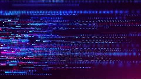 stock footage abstract technology background binary data and streaming code d animation