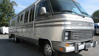 1987 Airstream Classic 345 Class A Motorhome Vintage Astrovan NASA Style GMC