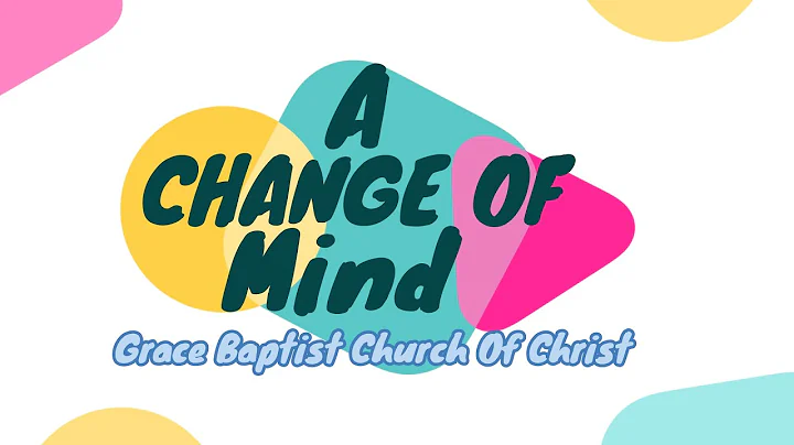 "A Change Of Mind"-  Minister Angelina Bolden