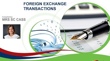 Foreign exchange transactions
