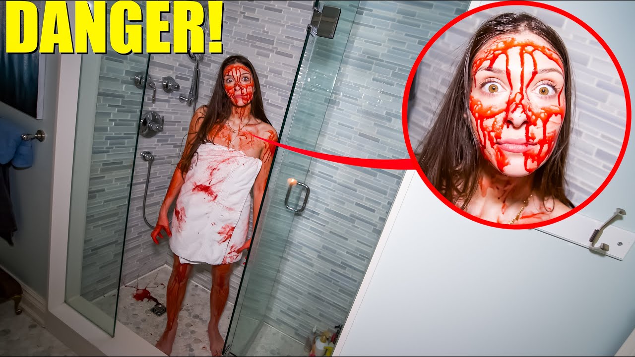 IF YOU SEE YOUR ROOMMATE LIKE THIS IN THE SHOWER, RUN! (SHE’S DANGEROUS)