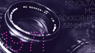 Minolta SR-T101 + MC Rokkor-PF 58ｍｍ f1.4